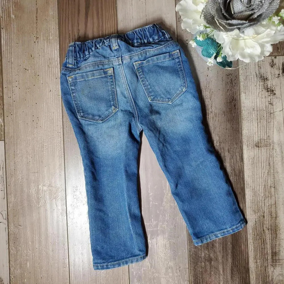 Old Navy Straight Blue Medium Wash Denim Jeans Boys Size 18-24m GUC - Picture 8 of 10